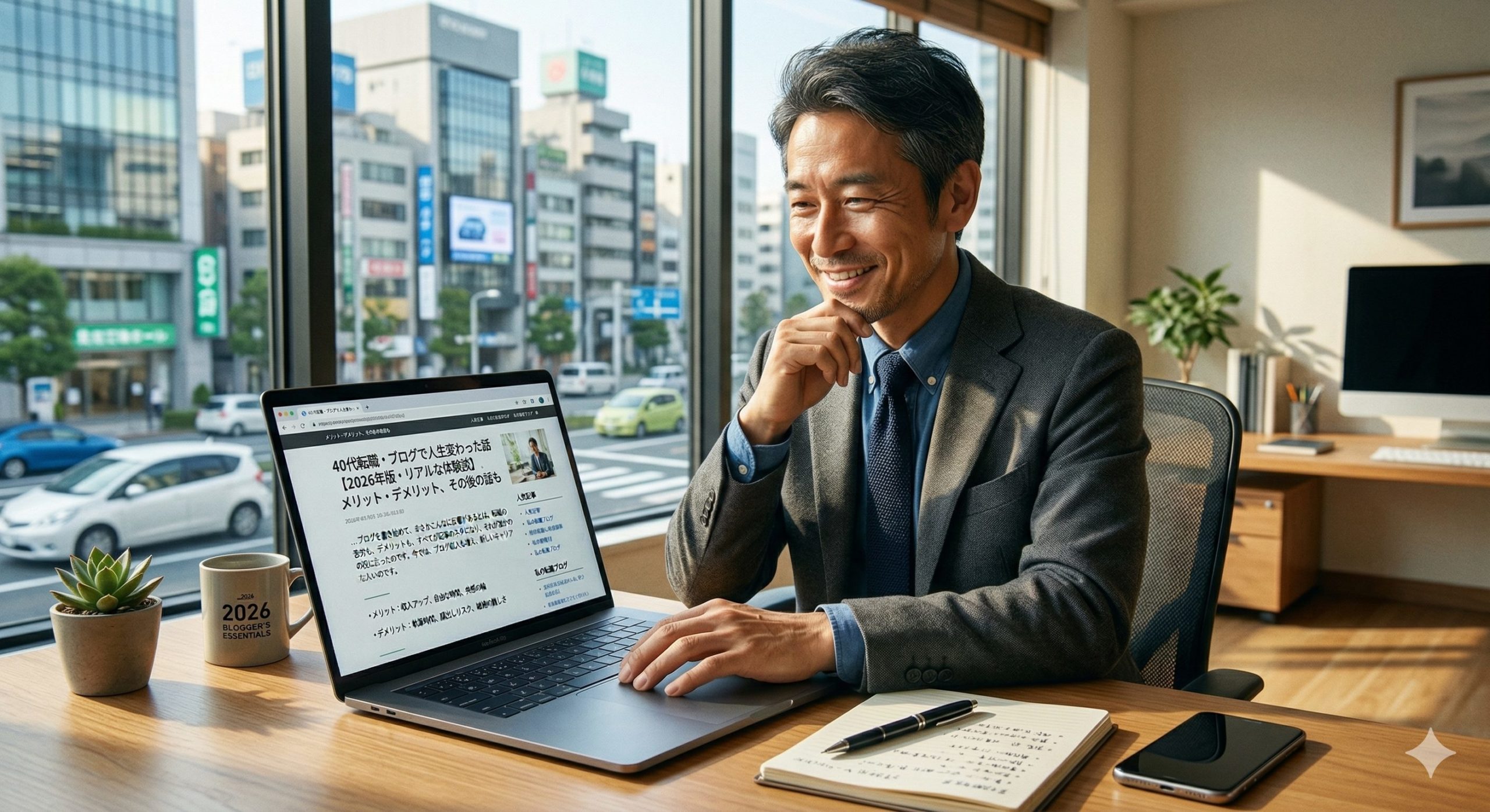 【ブロガー必読】40代の転職体験、ブログに書いたら人生が変わった話とメリット・デメリット【2026年版・リアルな体験談】