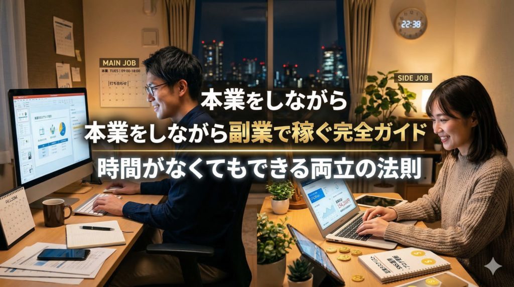 本業をしながら副業で稼ぐ完全ガイド時間がなくてもできる両立の法則