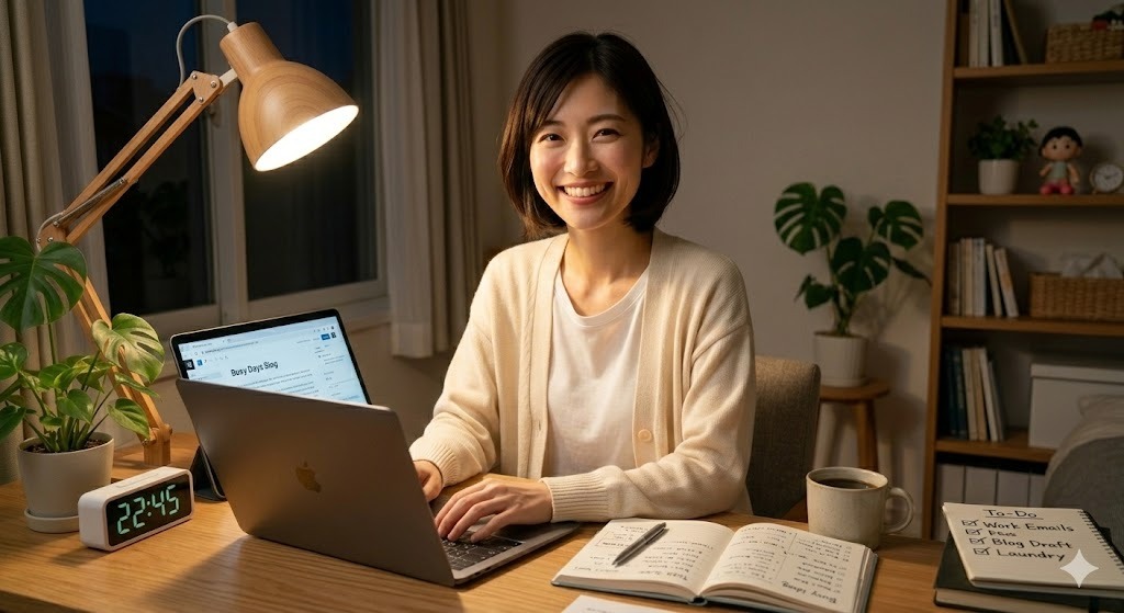 忙しい日々でもブログ記事を書き続けるAiriちゃん